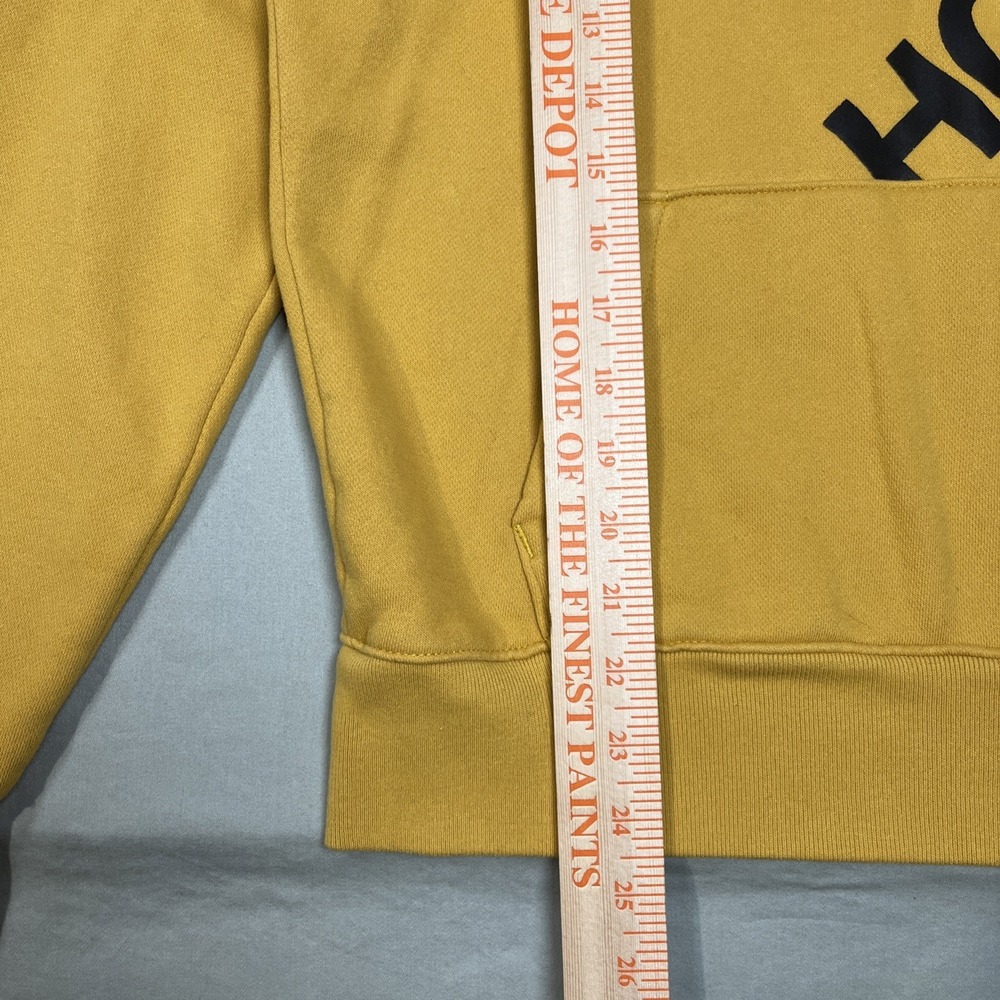 Hollister Womens Long Sleeve Hoodie Pullover Fleece Jacket Yellow XS - Picture 12 of 14